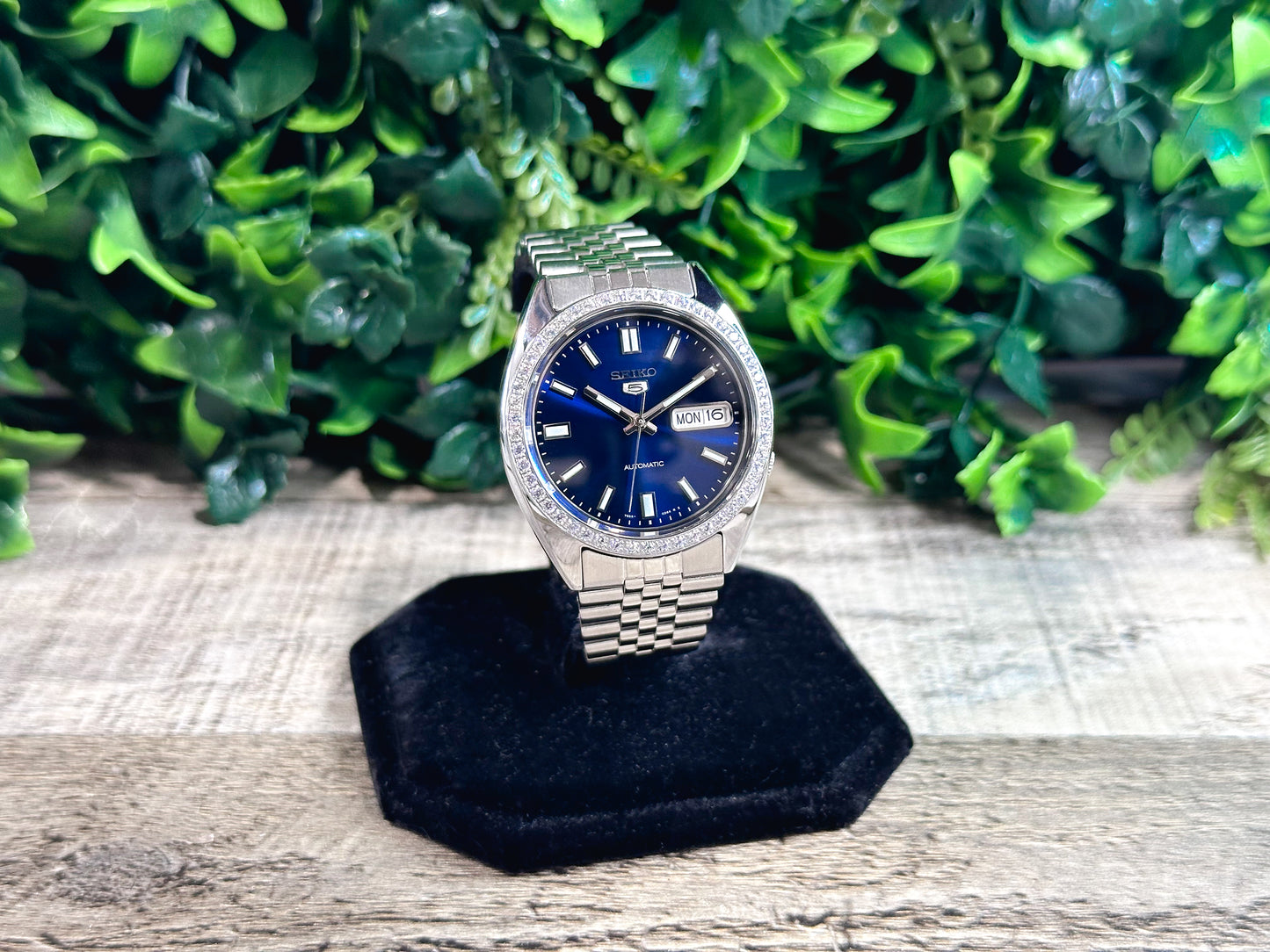 Seiko SNXS Diamond Datejust - Blue