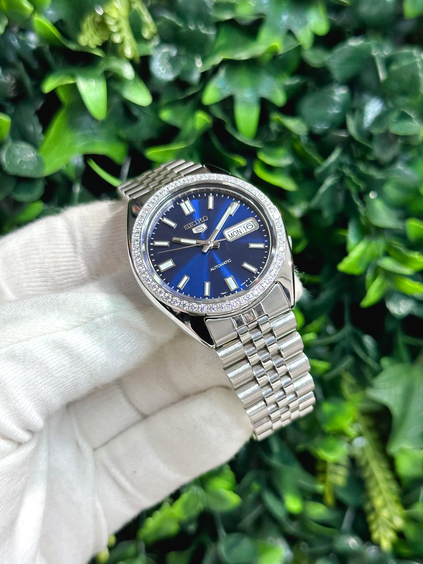 Seiko SNXS Diamond Datejust - Blue