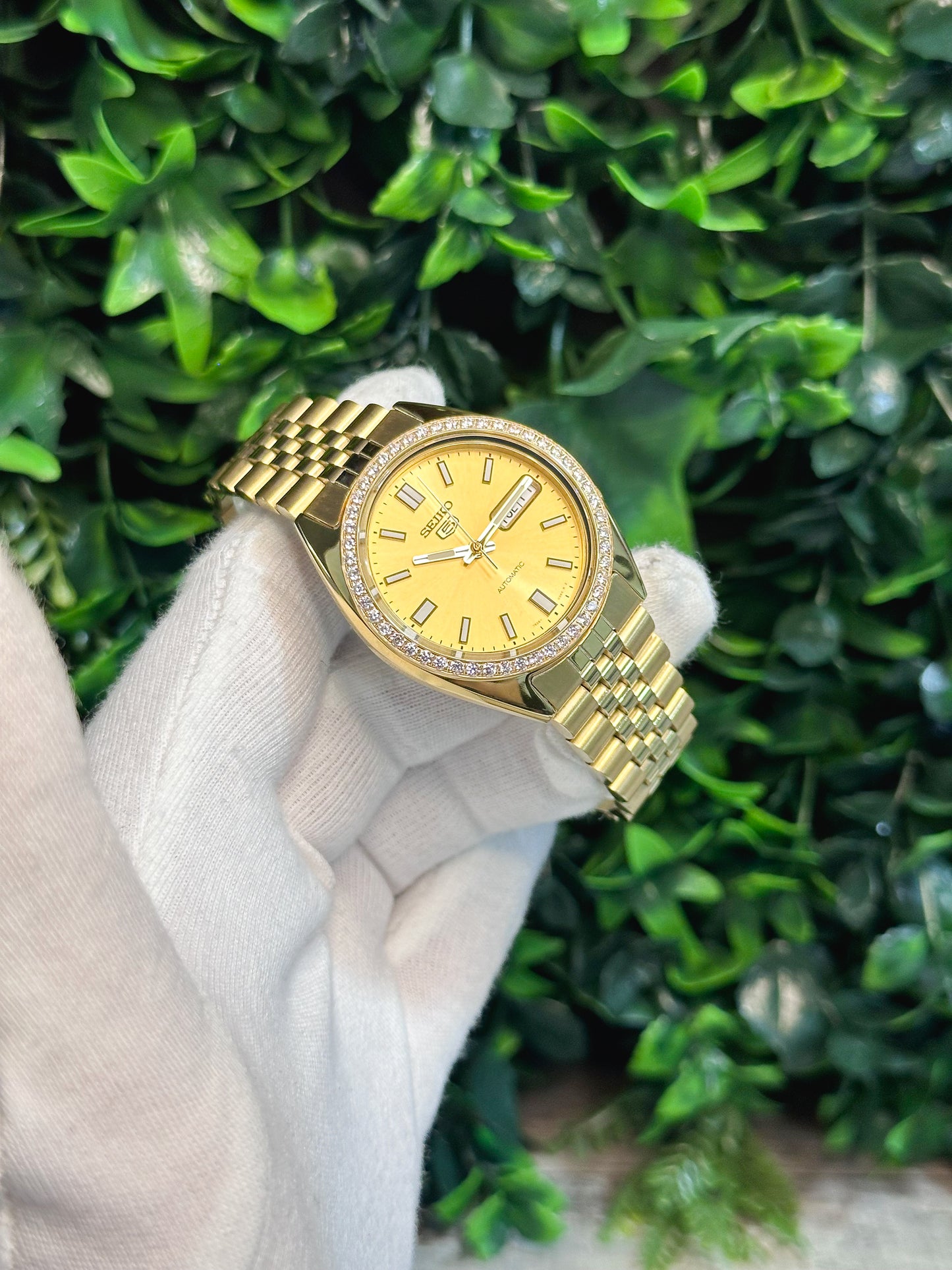 Seiko SNXS Diamond Datejust - Gold