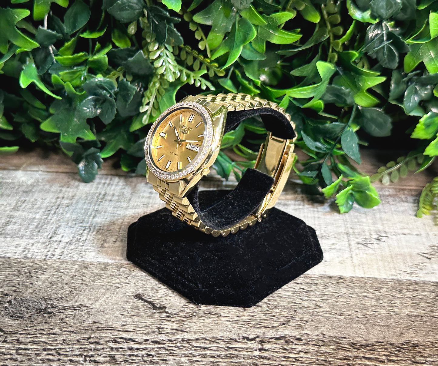 Seiko SNXS Diamond Datejust - Gold