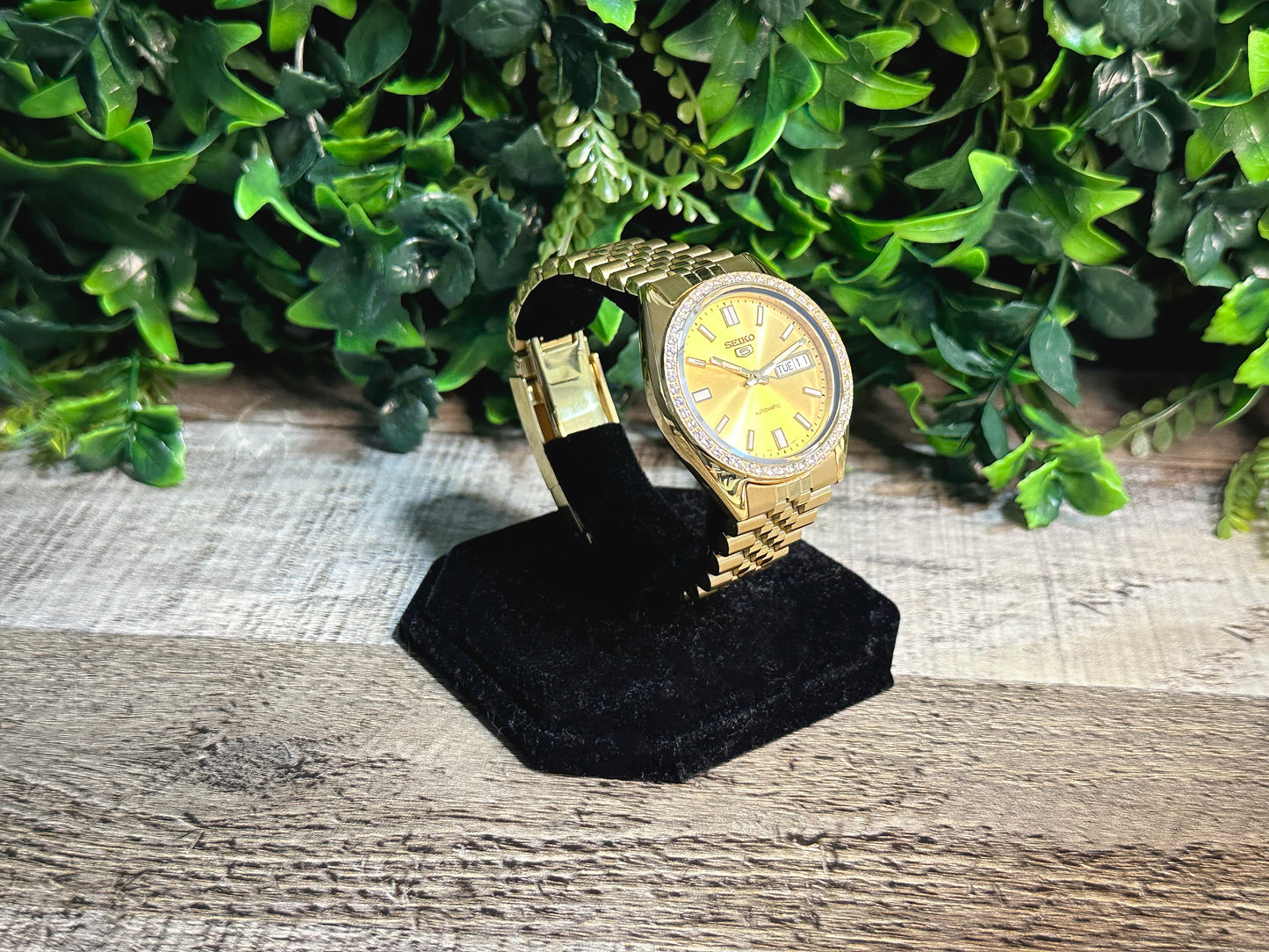 Seiko SNXS Diamond Datejust - Gold