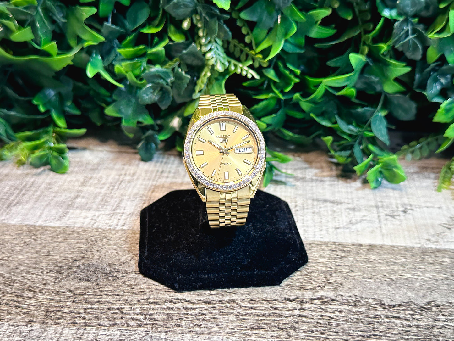 Seiko SNXS Diamond Datejust - Gold