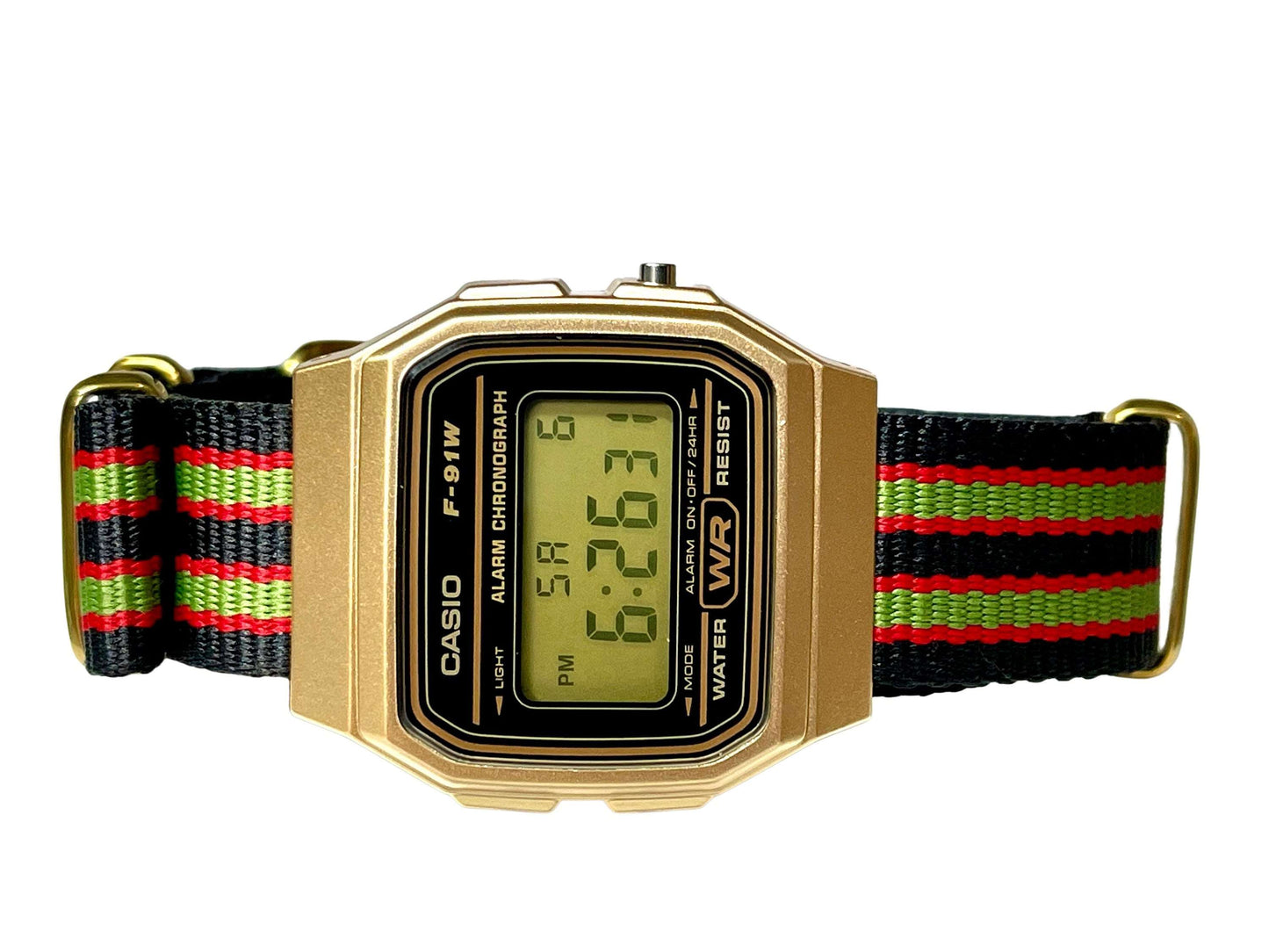 Custom Gold Casio Watch on Bond Strap