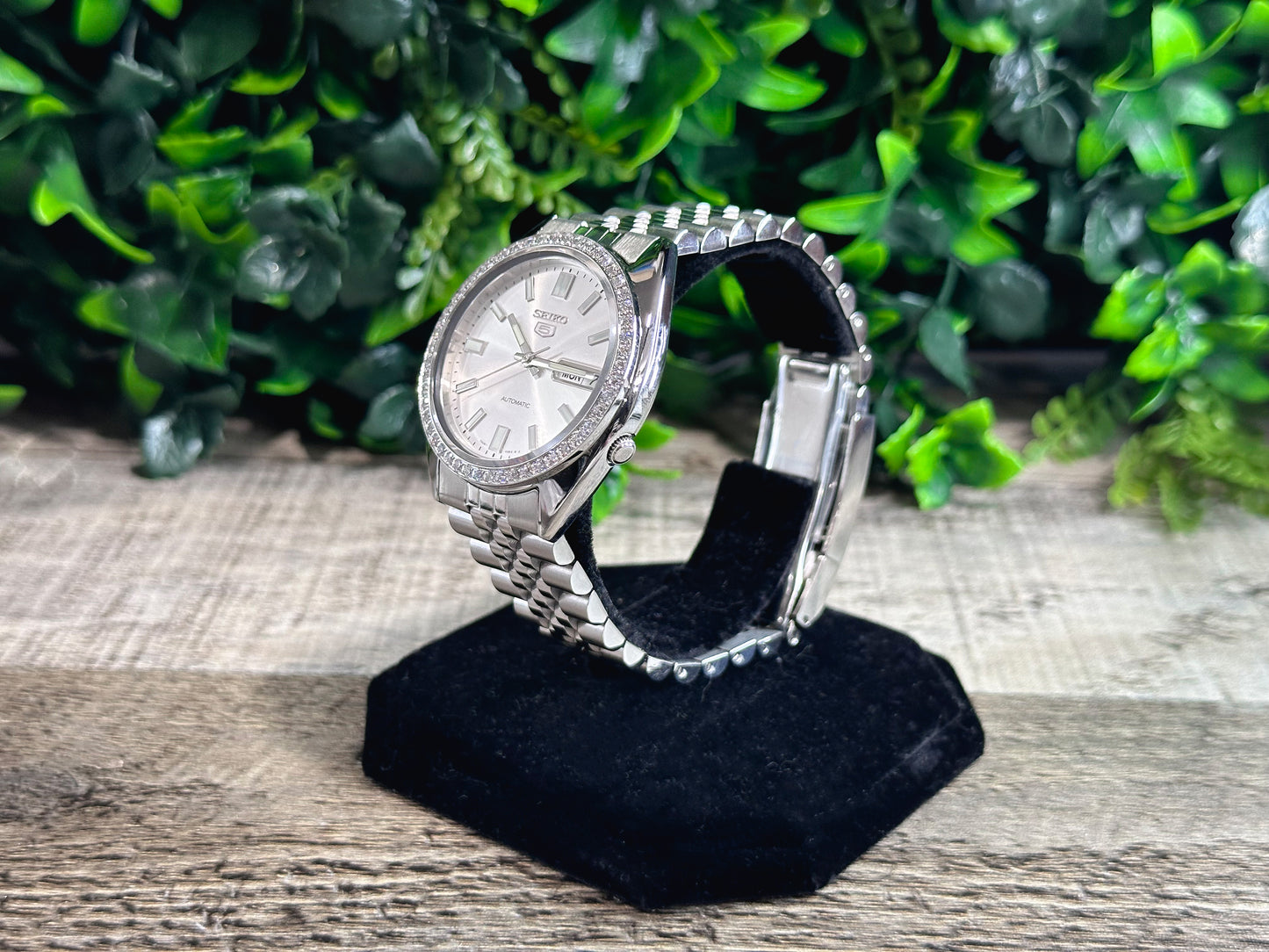 Seiko SNXS Diamond Datejust - Silver