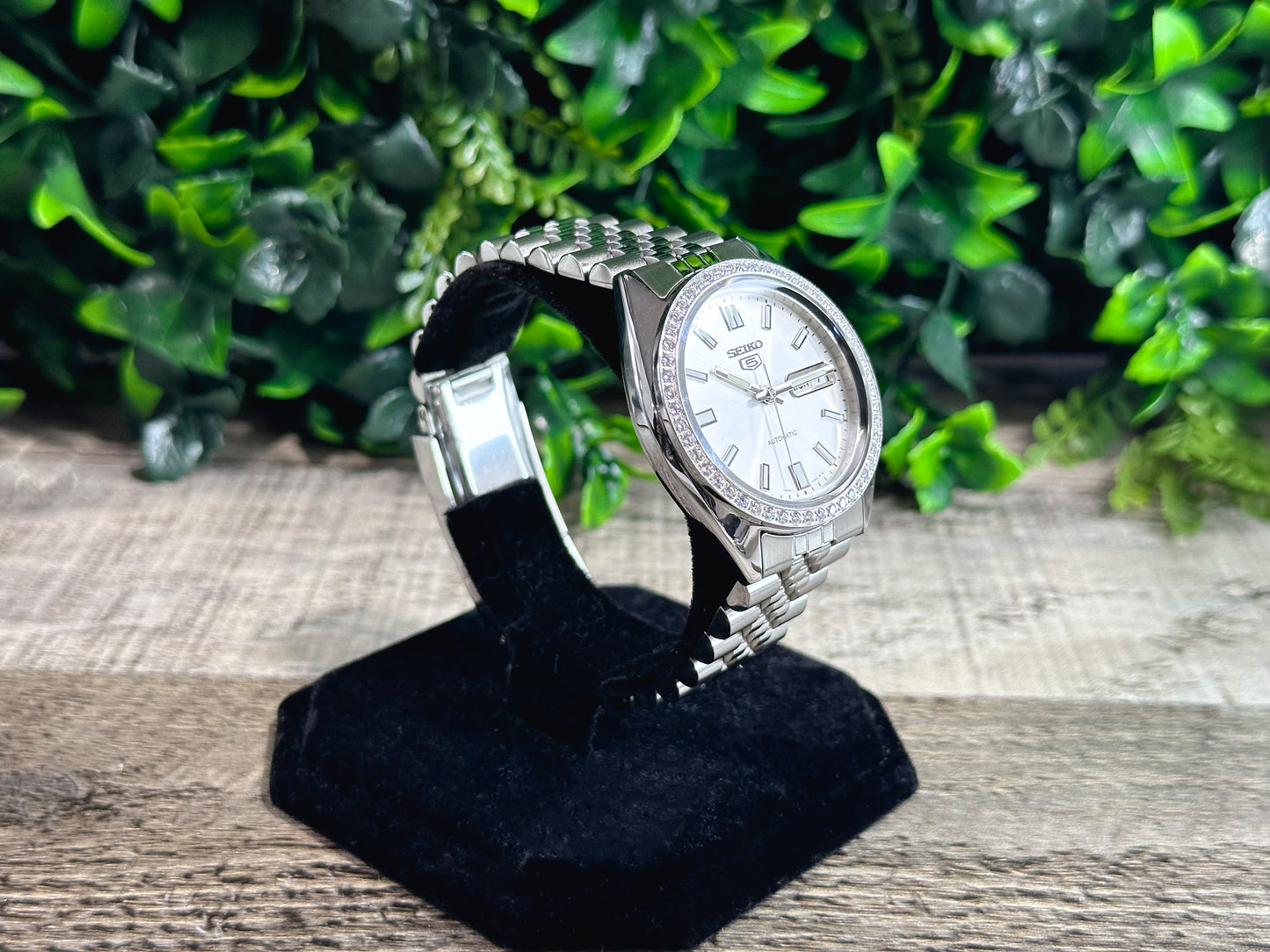 Seiko SNXS Diamond Datejust - Silver