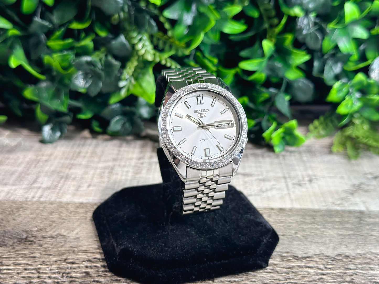 Seiko SNXS Diamond Datejust - Silver