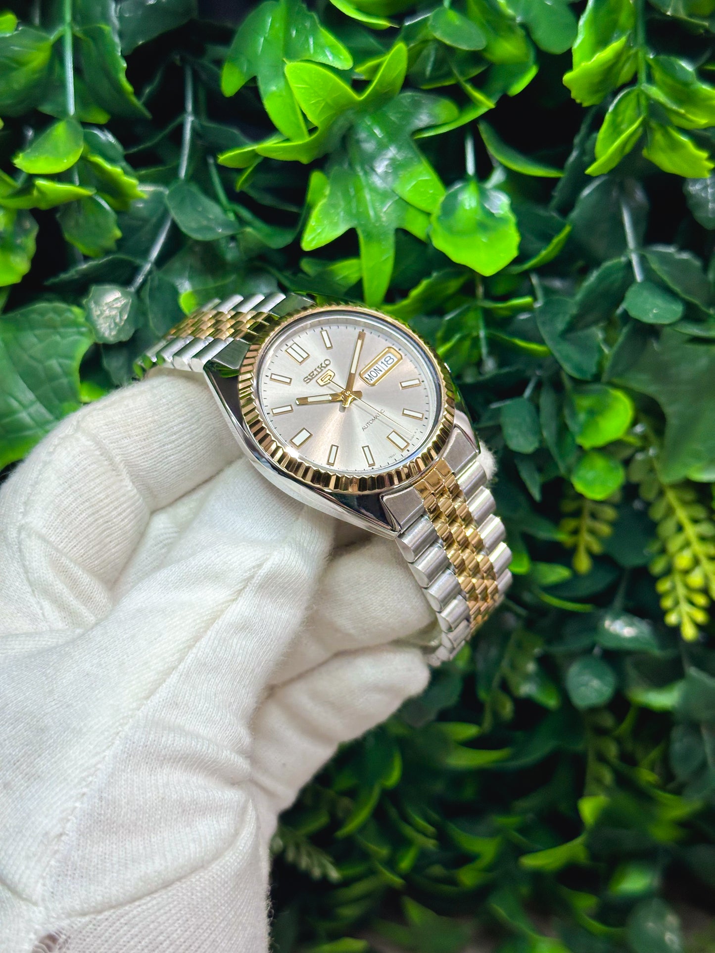 Seiko SNXS Datejust - Two-Tone