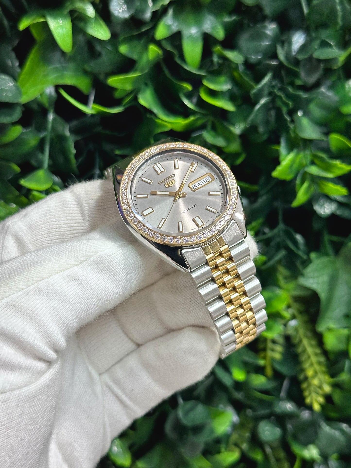 Seiko SNXS Diamond Datejust - Two-Tone