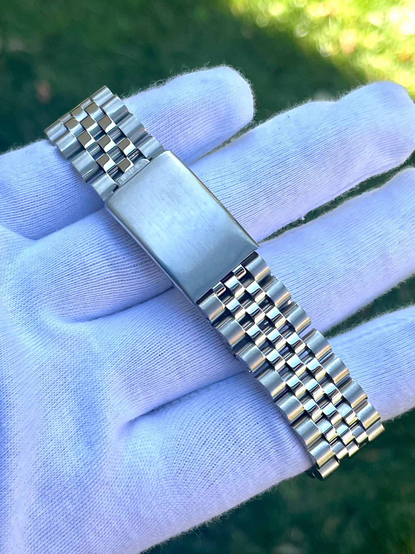 The "SEIKJUST" Genuine Seiko SNK w/ Silver dial Modified - Datejust style with Sapphire crystal, Fluted Bezel, and Jubilee Style Bracelet