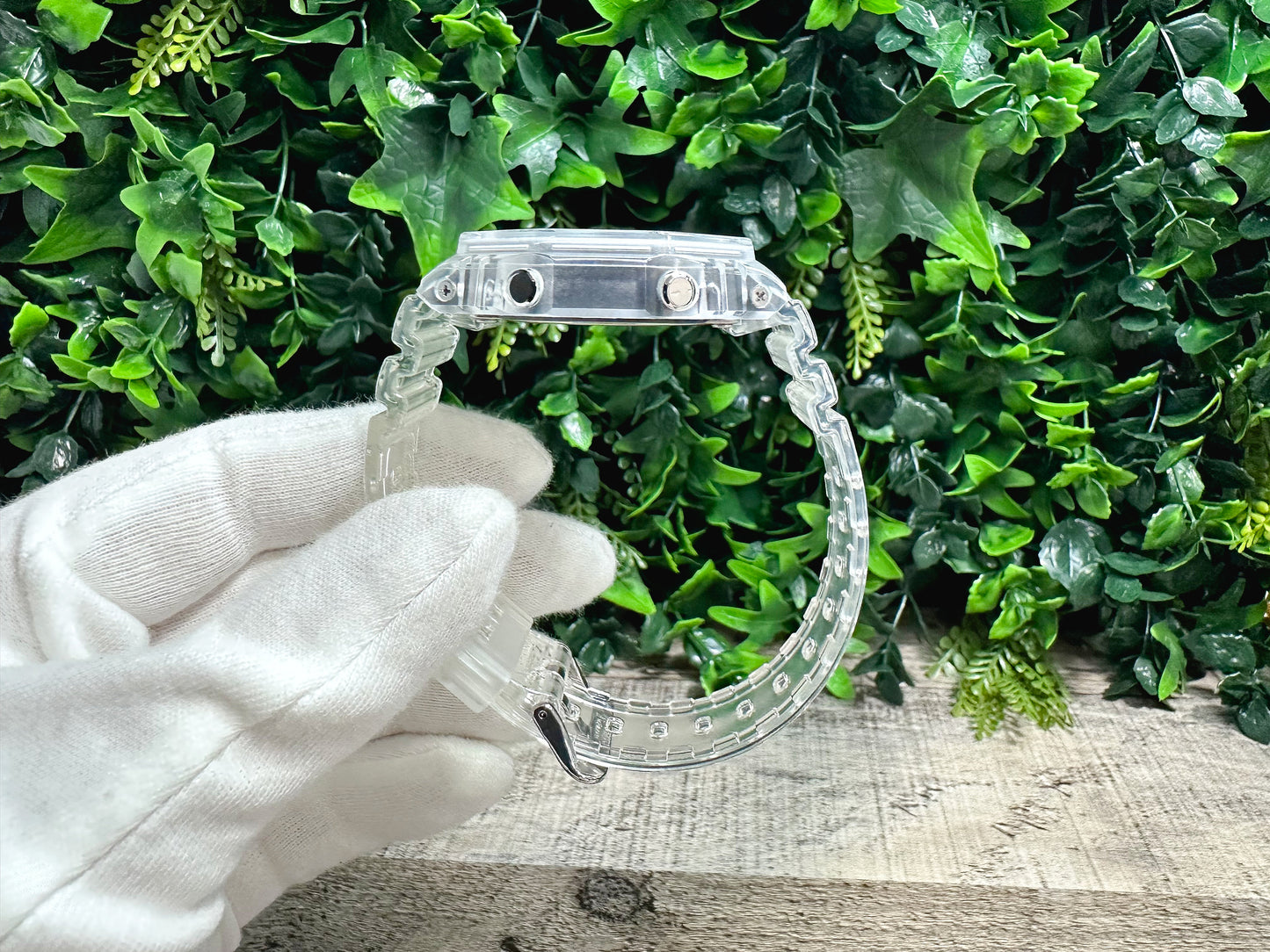 G-Shock CasiOak "Sky Blue Jelly" - Clear/Blue Hand Painted Genuine Casio GA2100 - Carbon Core Protection - Optional Sapphire Crystal