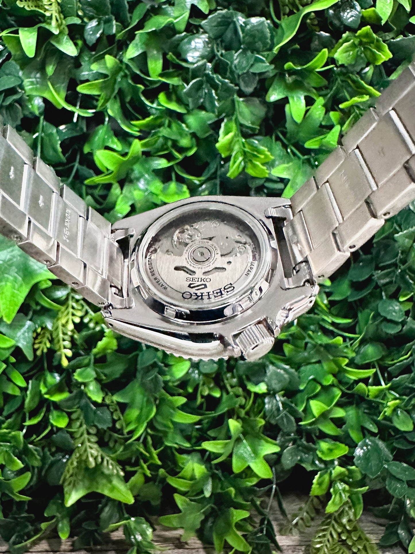 42mm "KERMIT" Genuine Seiko 5KX SRPD Modified Sub Style w/ Sapphire Crystal, Ceramic Bezel Insert & Stainless Bracelet