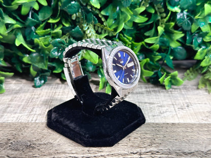 Seiko SNXS Diamond Datejust - Blue
