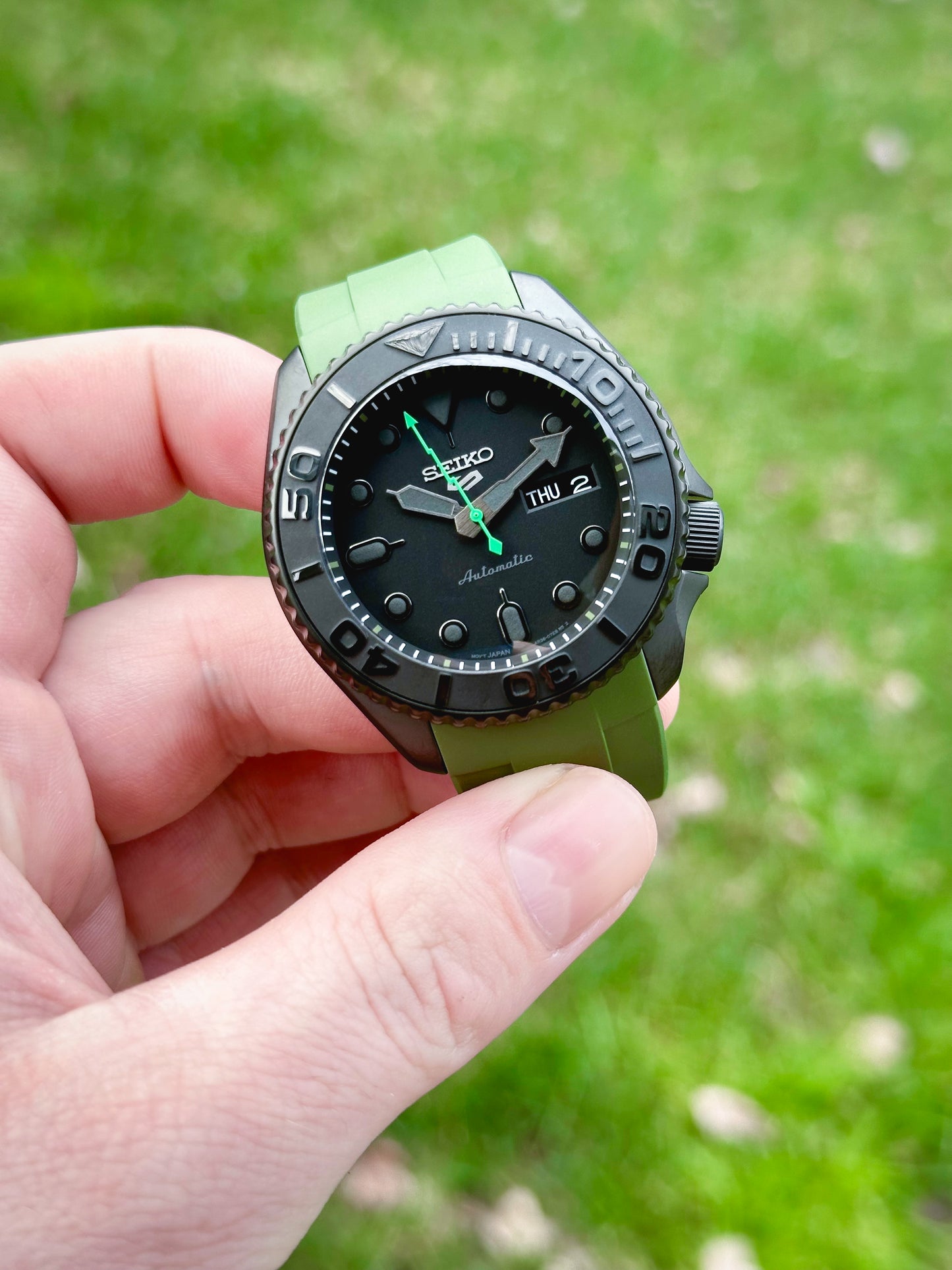 Seiko 5KX Blackout - Green