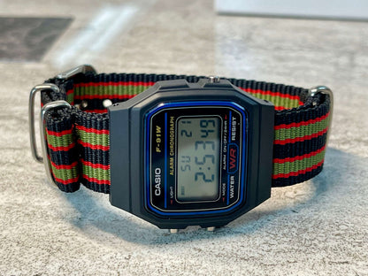 Custom Black Casio Watch on Bond Strap