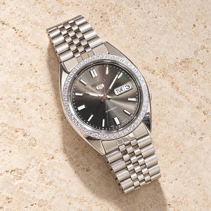 Seiko SNXS Diamond Datejust - Slate