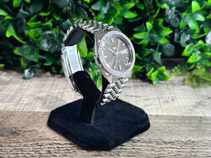 Seiko SNXS Diamond Datejust - Slate