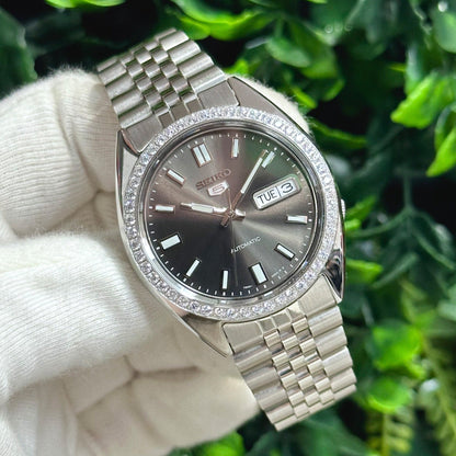 Seiko SNXS Diamond Datejust - Slate
