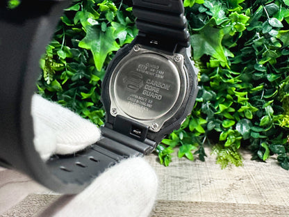G-Shock CasiOak "Halloween" - Black/Orange Hand Painted Genuine Casio GA2100 - Carbon Core Protection - Optional Sapphire Crystal