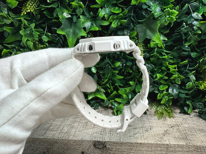 G-Shock CasiOak "White Sky" - White/Rainbow Hand Painted Genuine Casio GA2100 - Carbon Core Protection - Optional Sapphire Crystal